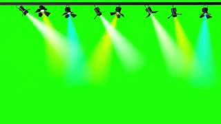 Efeitos Chroma Key  SHOW DE LUZES Fundo Verde [upl. by Atteram]