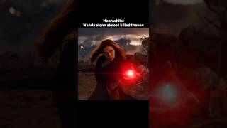 Wanda alone killed thanos 🥶 marvel shorts [upl. by Aleibarg]