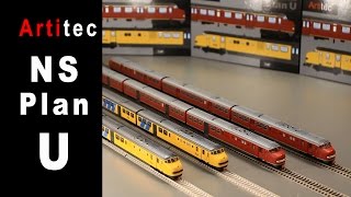 Artitec NS Plan U Diesel treinstel Rode Duivel Digitaal Sound H0 DCC [upl. by Saphra]