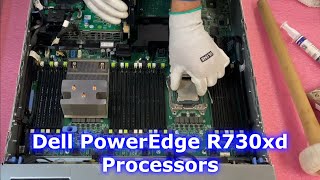 Dell PowerEdge R730xd Server CPUs  Intel Xeon Processors Options  LGA20113 Socket  CPU Install [upl. by Ahcurb]