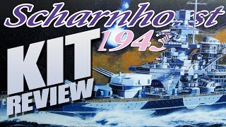 Kit Review Dragon 1040 German Battleship Scharnhorst in 1350 [upl. by Sharos]