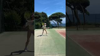 Genie Bouchard Beauty Practice 🎾 tennis tennisgirl bouchard [upl. by Mackenzie]