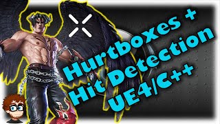 Hurtboxes  Hit Detection  How To Make YOUR OWN Fighting Game  Unreal and C Tutorial Part 12 [upl. by Ellekcir]