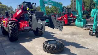 KAUP Telehandler Tyre Handler [upl. by Ardet]