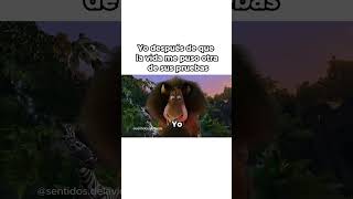 Yo intentado afrontar las pruebas de la vida 🥺😂 meme madagascar memes funnymemes [upl. by Hesler]