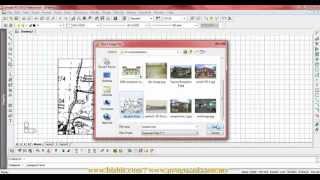 progeCAD How to insert raster image into dwg [upl. by Sturrock]