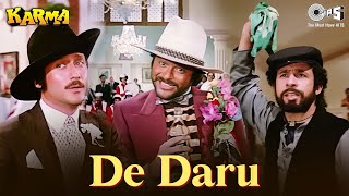 De Daru De Daru  Karma  Jackie Anil Kapoor Naseeruddin Shah  Kishore Kumar Mahendra K  Manhar [upl. by Ayital477]