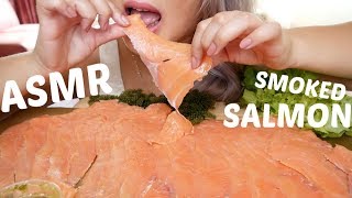 Giant Smoked Salmon  Seagrapes  ASMR Relaxing Eating Sounds  NE Lets Eat [upl. by Grubb821]