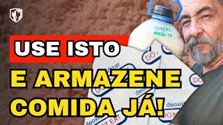 COMO ARMAZENAR ALIMENTOS 30 ANOS OU  SIMPLES E EFICIENTE [upl. by Ytima]