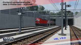 Train Simulator Classic  Omgeleide BR193 Ruhland containershuttle deel 3 Rotterdam  Kijfhoek [upl. by Dyun]