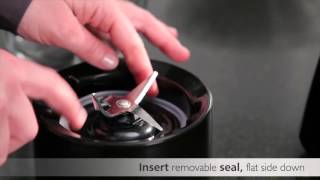 How to Assemble the KitchenAid® 5Speed Blender With Glass Jar Pitcher [upl. by Riordan]