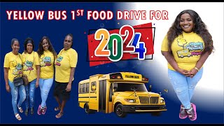 YELLOW BUS 1ST FOOD DRIVE FOR 2024 [upl. by Darrell]