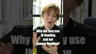 JK Rowling on why its not Joanne Rowling on the cover of Harry Potter Books harrypotter jkrowling [upl. by Acirdna]