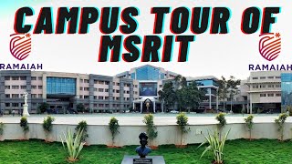 Campus Tour MS Ramaiah Institute of Technology Engineering college in Bangalore India [upl. by Atkinson]