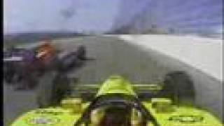 Closest IndyCar 123 finish ever Chicagoland 2003 [upl. by Filmore]