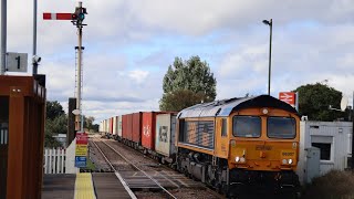 semaphores  66796  Class 43s  a busy afternoon at Whittlesea [upl. by Aihsital]