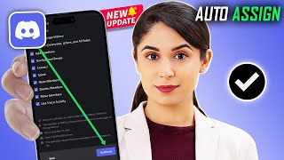 How To Auto Assign Roles In Discord mobile  Full Guide [upl. by Itnaihc355]