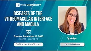 Diseases Of The Vitreomacular Interface And Macula [upl. by Prebo]