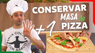 Como CONSERVAR MASA de PIZZA 4 métodos 1 🍕 [upl. by Eanel366]