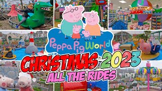 PEPPA PIG WORLD All The Rides and Attractions at Christmas Dec 25th 2023 4K [upl. by Berti]