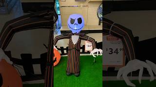 Nightmare Before Christmas Jack Skeleton Inflatable Decor At BigLots Shorts [upl. by Ewart]