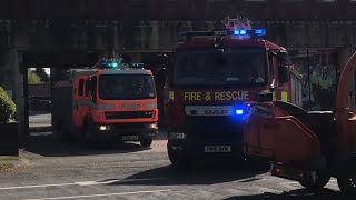 RESERVE Lancashire Fire and rescue service Preston double turnout￼ [upl. by Banquer]