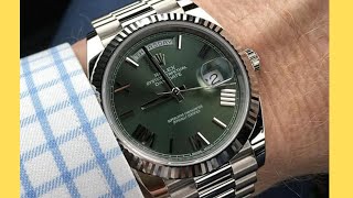 Rolex DayDate 40 President White Gold Watch [upl. by Herb]