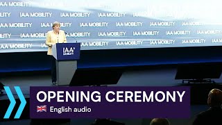 🇬🇧 Grand IAA MOBILITY Opening Ceremony  Spotlight on the IAA Conference Mobility Stage [upl. by Maximilien]