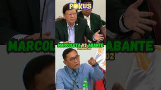 MARCOLETA VS ABANTE EPISODE 02 congress hearings philippines [upl. by Zonnya]