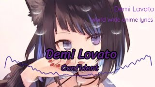 Demi Lovato Confident  Lyrics [upl. by Nort]