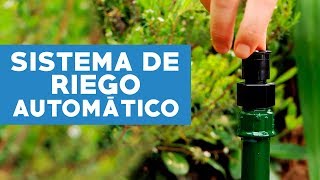 ¿Cómo implementar un sistema de riego automático en el jardín [upl. by Inimak877]