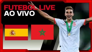 Espanha x Marrocos ao vivo  Futebol Ao Vivo  Football Live  Soccer Live  Olimpiadas [upl. by Edmead]