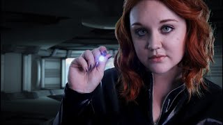 ASMR Black Widow Gives You a Checkup  Checking You for a Concussion [upl. by Ame441]