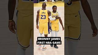 Bronny James first NBA game [upl. by Charlena]