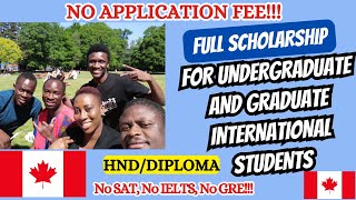 Apply Now For Free  Full Scholarships Available Undergraduates and Graduates  HND  Diploma [upl. by Abdulla733]