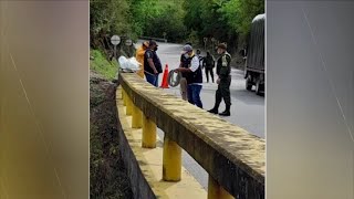 Conmoción por el crimen de un joven arrojado desde un puente en Colombia [upl. by Ramma734]