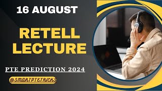 PTE RETELL LECTURE August 2024  Retell lecture Templates August 2024 [upl. by Alamat]