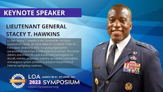 LOA2023  Keynote wLt Gen Stacey Hawkins [upl. by Naffets]