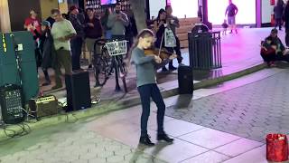 The Best Violin Street Performer Karolina Protsenko  Faded Alan Walker [upl. by Annairb]