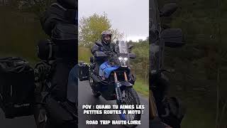 Décidément la HauteLoire regorge de petites routes sauvages 🤩 moto roadtrip [upl. by Eelsel673]