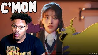 WHO IS SHE OMG  JINI 지니  Cmon Feat Aminé REACTION [upl. by Robin]