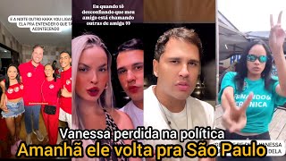 Lucas Guimarães coloca papo em dia com sua amiga de infância Graci e Vanessa perdida na política 😂 [upl. by Agnella]