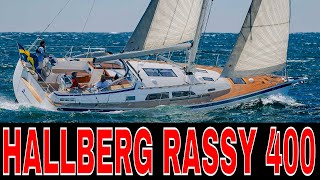 Hallberg Rassy 400 Clever details big changes for a blue water cruiser [upl. by Eatnoid]