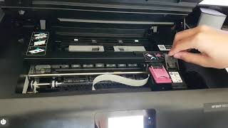 How to change HP ENVY 5010 Ink Cartridges Easiest way [upl. by Barrie]