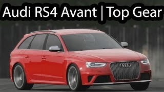 2014 Audi RS4 Avant Top Gear [upl. by Ecirpac]