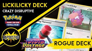 iCaterpies Lickilicky Deck is CRAZY Disruptive With Energy Denial Pokemon TCG [upl. by Anahsat737]