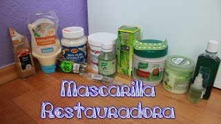 Mascarilla para pelo Teñido Seco y Maltratado [upl. by Neelahs131]