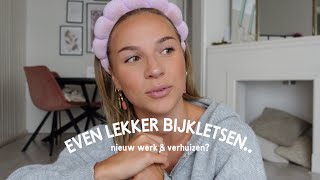 Ik ga verhuizen Gezellig even bijkletsen  opmaken update video 🩷 Fleur Nijbacker [upl. by Lepley]