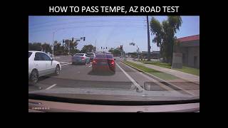 HOW TO PASS TEMPE AZ ROAD TEST [upl. by Eisned]