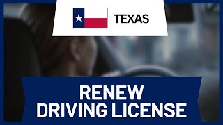 How to Renew Driving License Online in Texas [upl. by Orimlede]